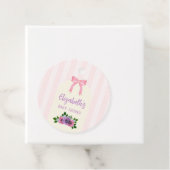 ガーデンバラピンクベビーシャワー フェイバータグ (インサイチュ)