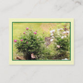 ガーデンバラ大輪郭 名刺 (裏面)