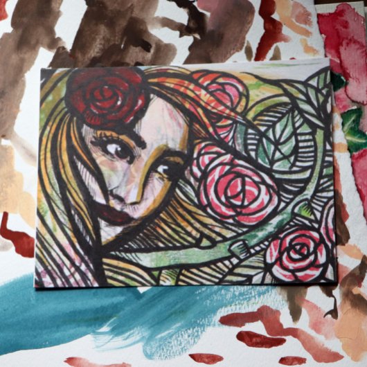 ガーデンバラ女神バラガーデン ポストカード