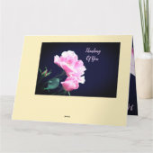 ガーデンバラ悔やみや弔慰 カード (裏面)