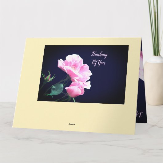 ガーデンバラ悔やみや弔慰 カード (裏面)