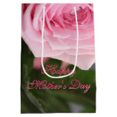 ガーデンバラ開花 ミディアムペーパーバッグ (裏面)