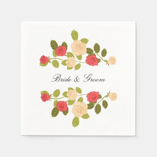 ガーデンバラ スタンダードカクテルナプキン (正面)