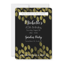 ガーデンバースデーパーティー水の色素晴らし緑の招待