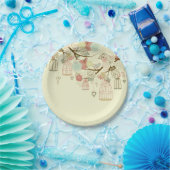 ガーデンバードケージ紙プレート ペーパープレート (パーティー)