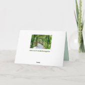 ガーデンパスのグリーティングカード シーズンカード (裏面)