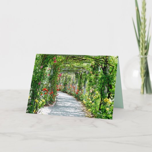 ガーデンパスのグリーティングカード シーズンカード (正面)