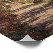 ガーデンパスアットジヴェルニー1902バイクロード・モネ ポスター (角)