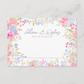 ガーデンパステルワイルドフラワーズ卒業アドバイス エンクロージャーカード (正面)