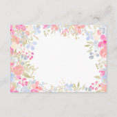 ガーデンパステルワイルドフラワーズ卒業アドバイス エンクロージャーカード (裏面)