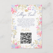 ガーデンパステルワイルドフラワーズ大学ファンド卒業 エンクロージャーカード (正面)