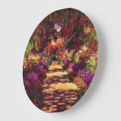 ガーデンパスバイクロードモネ ラージ壁時計 (傾斜)