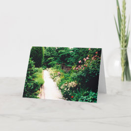 ガーデンパス5" x 7"折り畳みグリーティングカード カード