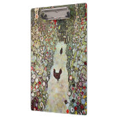 ガーデンパスw鶏、グスタフクリムト、アールヌーボー クリップボード (左)