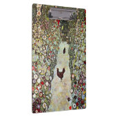 ガーデンパスw鶏、グスタフクリムト、アールヌーボー クリップボード (右)