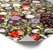 ガーデンパスw鶏、グスタフクリムト、アールヌーボー ポスター (角)