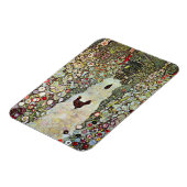 ガーデンパスw鶏、グスタフクリムト、アールヌーボー マグネット (左側)