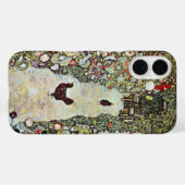 ガーデンパスw鶏、グスタフクリムト、アールヌーボー Case-Mate iPhoneケース (裏面 (横))