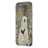 ガーデンパスw鶏、グスタフクリムト、アールヌーボー Case-Mate iPhoneケース (裏面左)