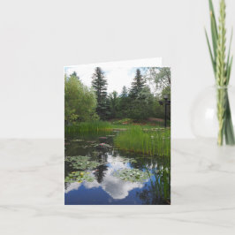 ガーデンパーク反射折り畳みグリーティングカード カード