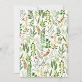 ガーデンパーソナライズされた ノートカード (裏面)