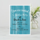 ガーデンパーティの招待状 サンキューカード (スタンド正面)