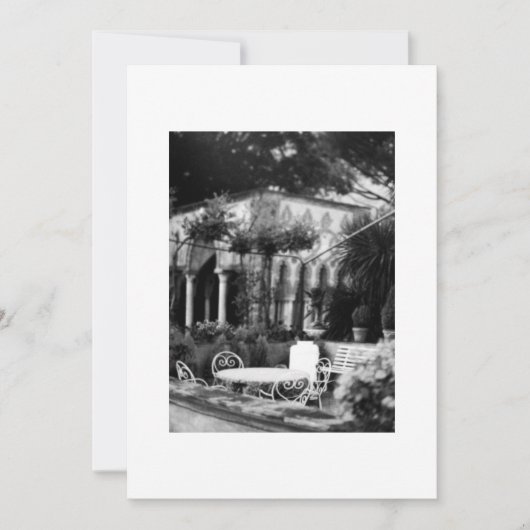 ガーデンパーティの招待状 招待状 (正面)