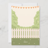 ガーデンパーティの招待状 招待状 (裏面)