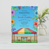 ガーデンパーティの招待状 招待状 (スタンド正面)