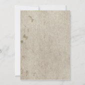 ガーデンパーティの招待状 招待状 (裏面)