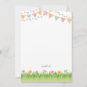 ガーデンパーティの招待状#2 招待状 (裏面)