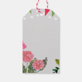 ガーデンパーティの誕生日 ギフトタグ (裏面)