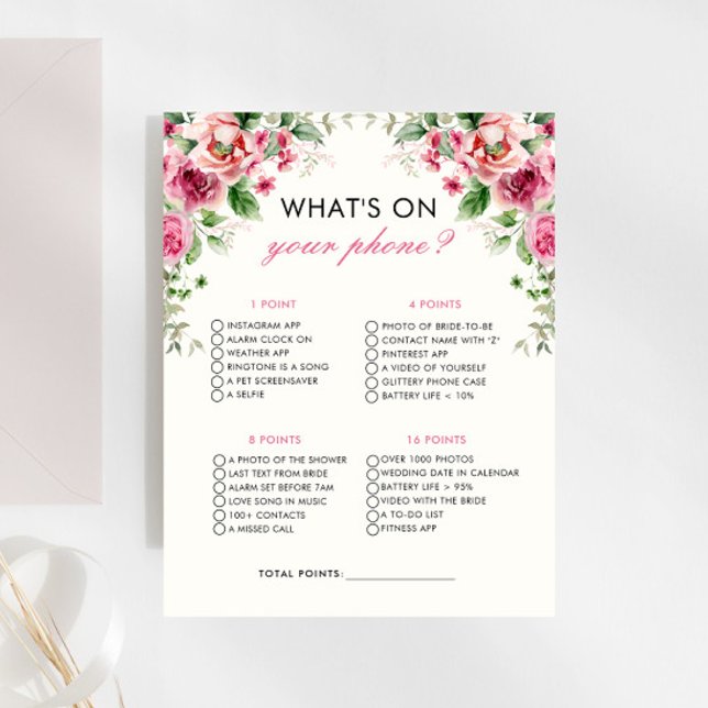 ガーデンパーティーあなたの電話のブライダルシャワーゲーム (クリエイターアップロード済み)