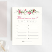 ガーデンパーティーどこ我々ピンクのブライダルシャワーゲーム