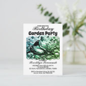 ガーデンパーティーの招待状 ガーデナーの労働 Garden Party ポストカード (スタンド正面)