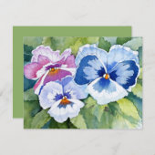 ガーデンパーティーの招待状 招待状 (正面/裏面)