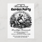 ガーデンパーティーへのご招待 ポストカード (正面)