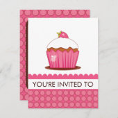 ガーデンパーティーまたはソーシャルランチョン招待状 招待状 (正面/裏面)