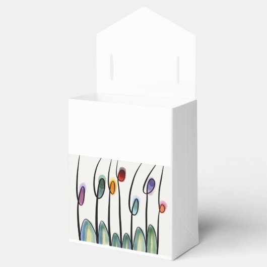 ガーデンパーティーまたは庭園の結婚式 フェイバーボックス (オープン)