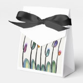 ガーデンパーティーまたは庭園の結婚式 フェイバーボックス (正面サイド)