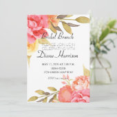 ガーデンパーティーウェディングシャワー 招待状 (スタンド正面)