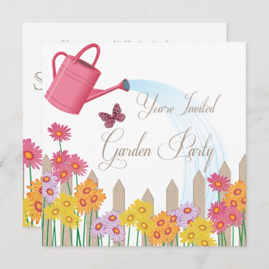 ガーデンパーティーコレクションガーデンパーティー 招待状 (正面/裏面)