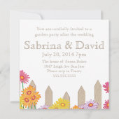 ガーデンパーティーコレクションガーデンパーティー 招待状 (裏面)