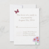 ガーデンパーティーコレクションRSVP 出欠カード (裏面)