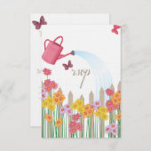 ガーデンパーティーコレクションRSVP 出欠カード (正面/裏面)