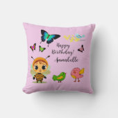 ガーデンパーティーチルドレンお祝い クッション (正面)