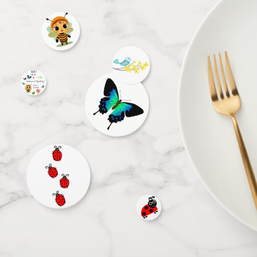 ガーデンパーティーチルドレンお祝い コンフェッティ (グループ)