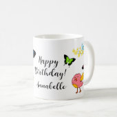 ガーデンパーティーチルドレンお祝い コーヒーマグカップ (正面右)