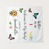 ガーデンパーティーチルドレンお祝い タペストリー (正面(横))