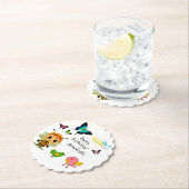ガーデンパーティーチルドレンお祝い ペーパーコースター (インサイチュ)